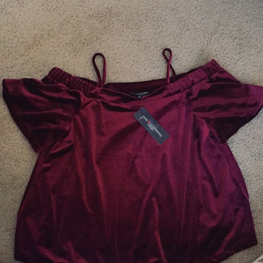 NWT Velvet Top
